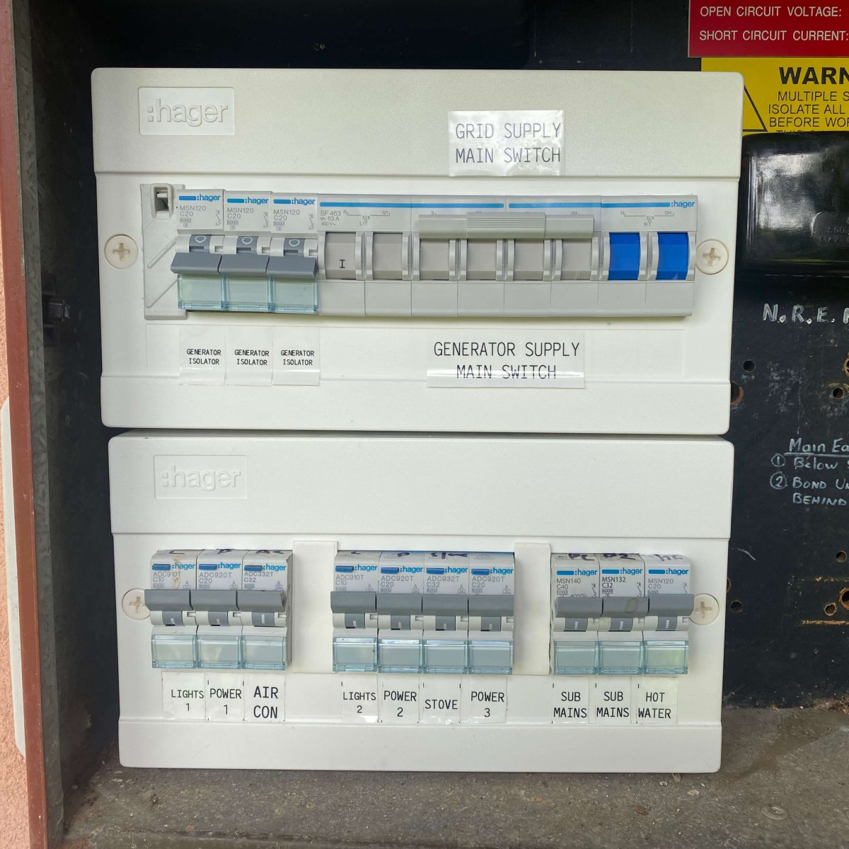 Level 2 electrician performing mains power connection in Tweed Heads